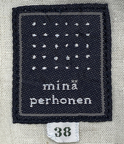 mina perhonen パンツ デニム ワイドサイズ dn4359 レディース SIZE 38 ミナペルホネン