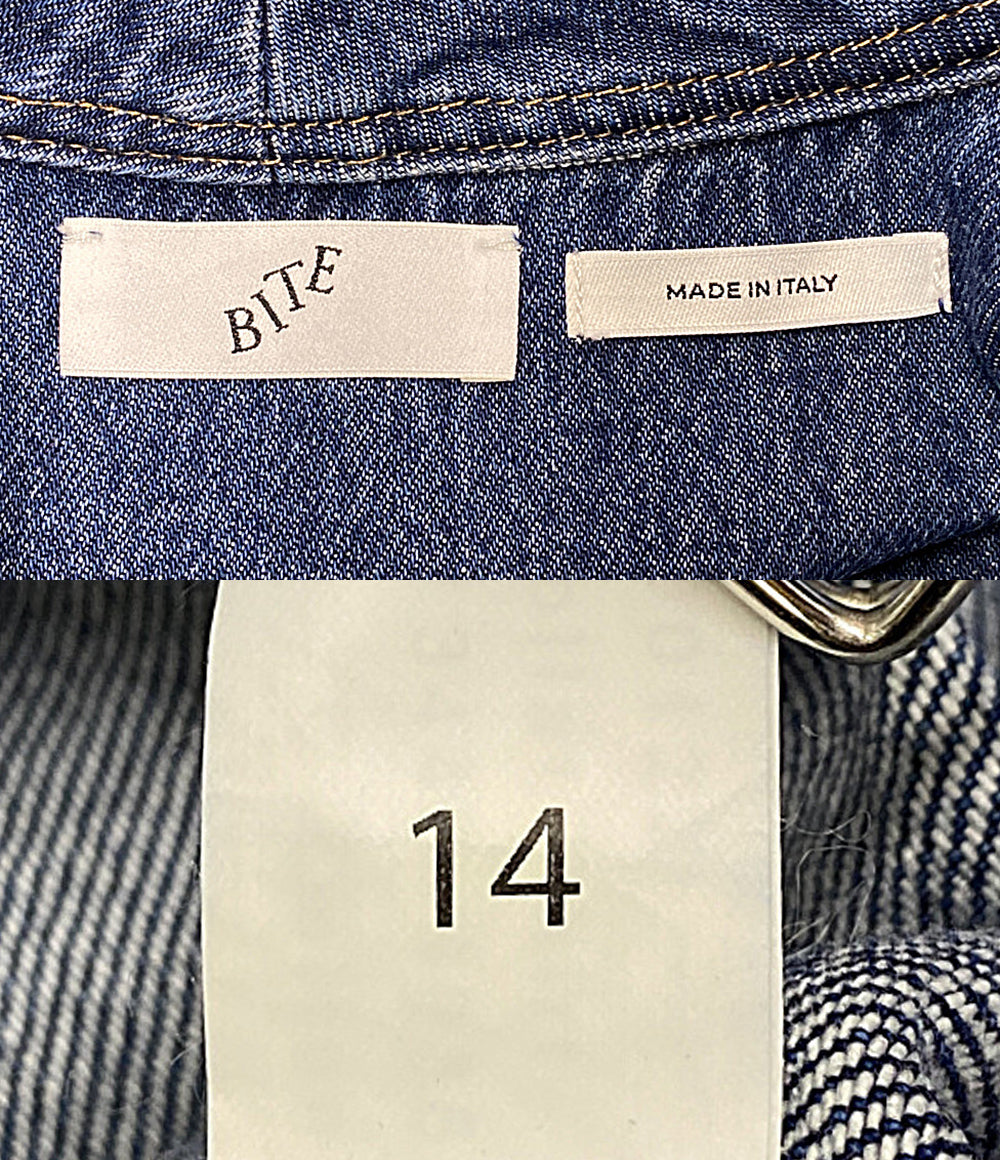 美品 BITE Studios バイト・ストゥディオズ デニムジャケット オーバーサイズ レディース SIZE 14