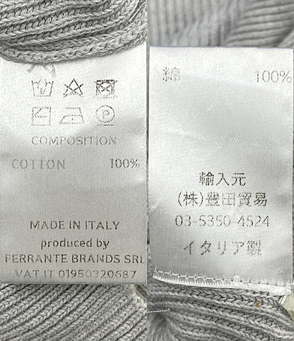 美品 filippo de laurentiis フィリッポ・デ・ローレンティス ニット グレー メンズ SIZE 46