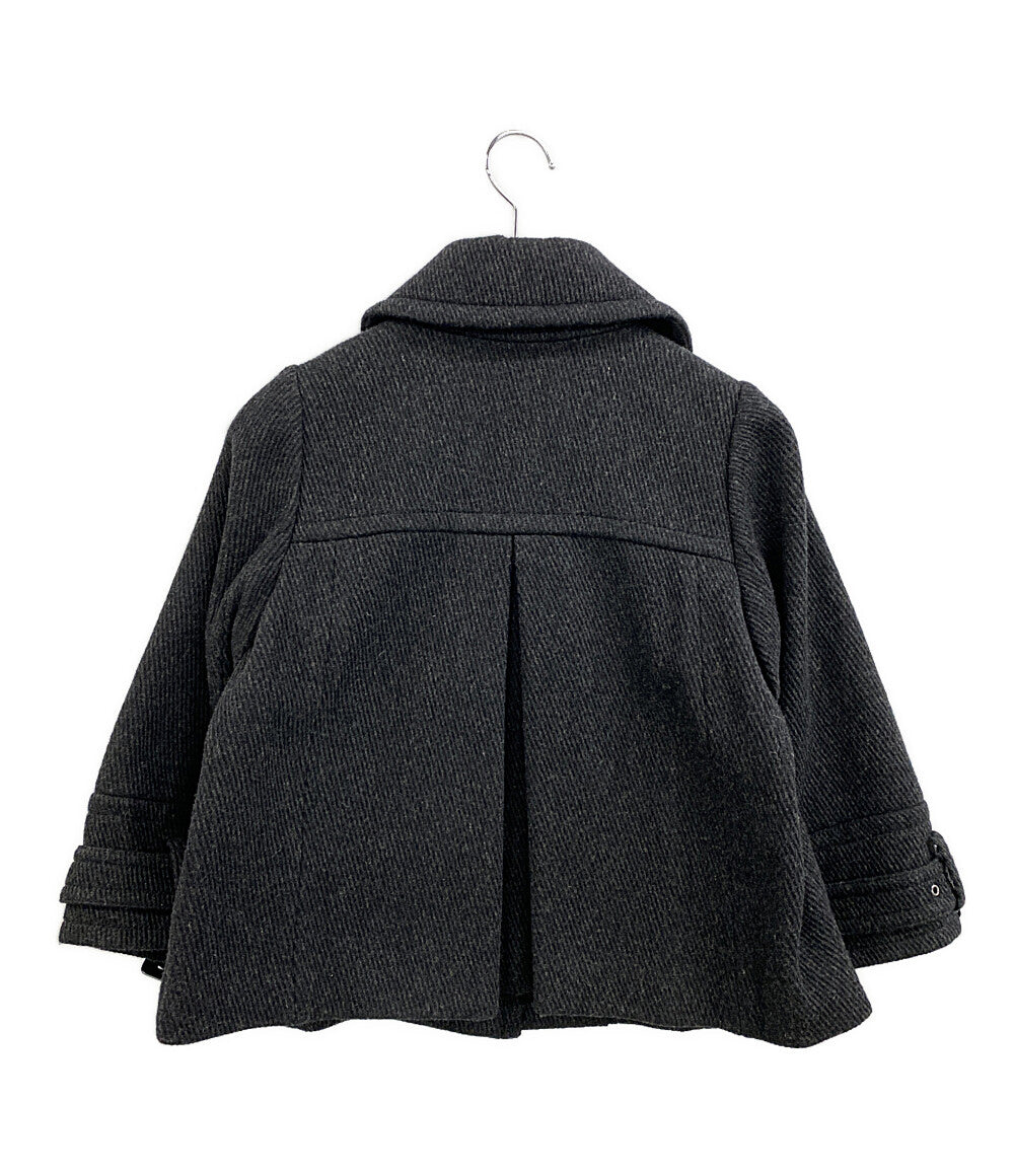 美品 BURBERRY BLUE LABEL ショートコート ブラック FCF34-860-08 レディース SIZE 38 バーバリーブルーレーベル