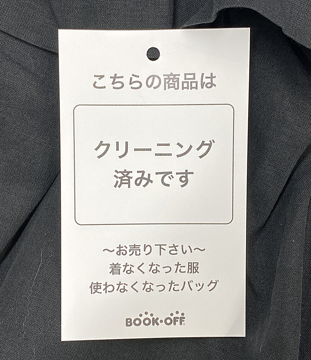 ISSEY MIYAKE 長袖シャツ 変形シャツ ブラック IM83-FJ027 メンズ SIZE M イッセイミヤケ