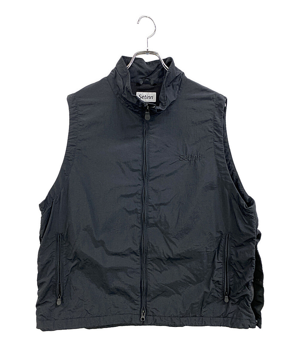 美品 steinn セットイン ベスト Ballperson Vest ブラック 86-06-0006-142 メンズ SIZE L