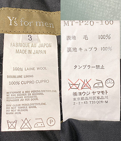 Y's for men サイドラインパンツ MT-P20-100 メンズ SIZE 3 ワイズ フォー メン