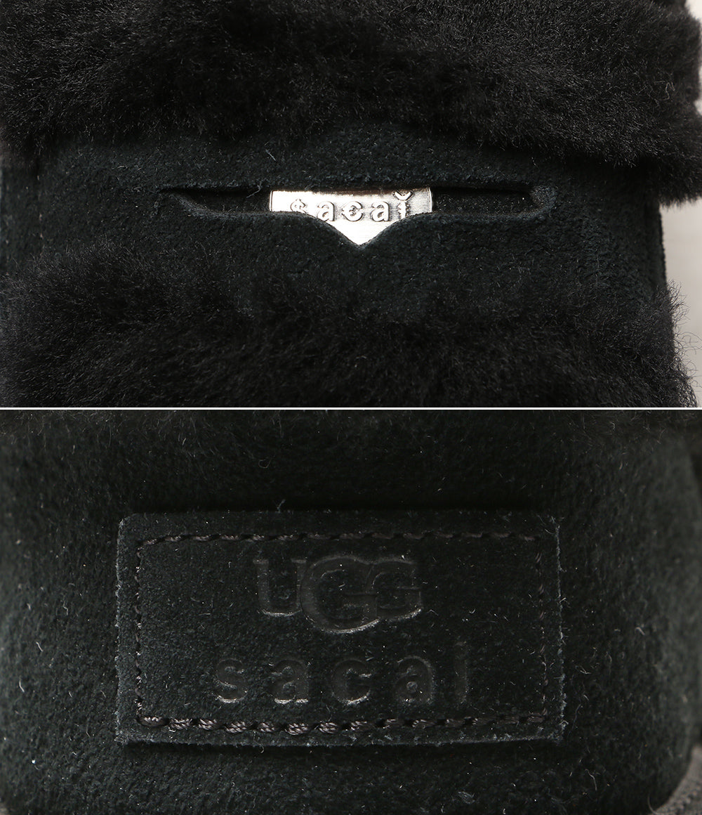 UGG×sacai サカイ ローファー ブラック レディース SIZE 24cm アグ