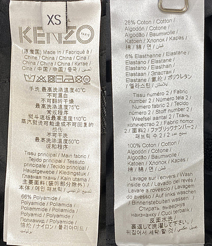 KENZO コート コットンポリ ネイビー スタンドカラー比翼 メンズ SIZE XS ケンゾー