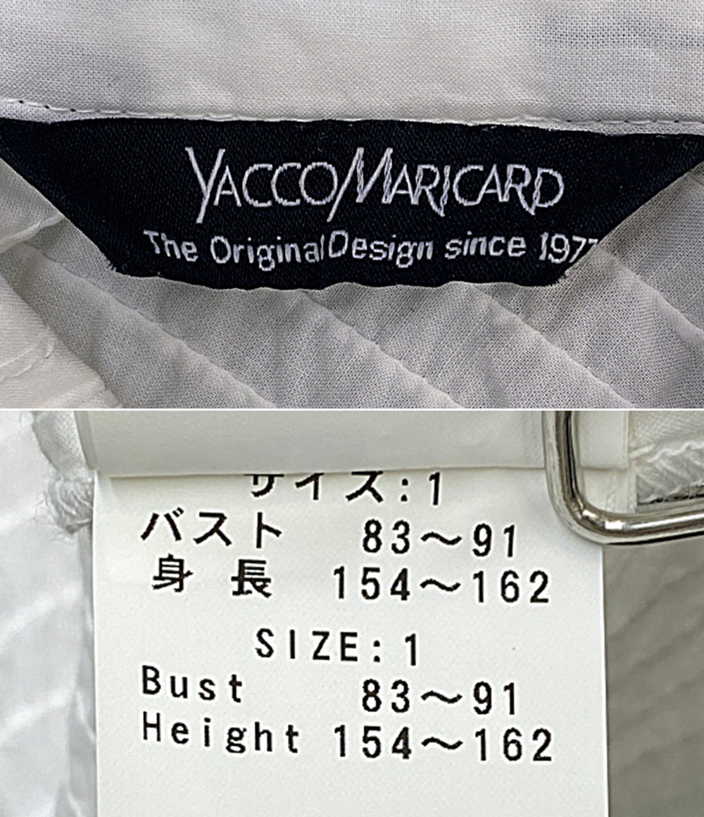 YACCOMARICARD 長袖シャツ ホワイト レディース SIZE 1 ヤッコマリカルド