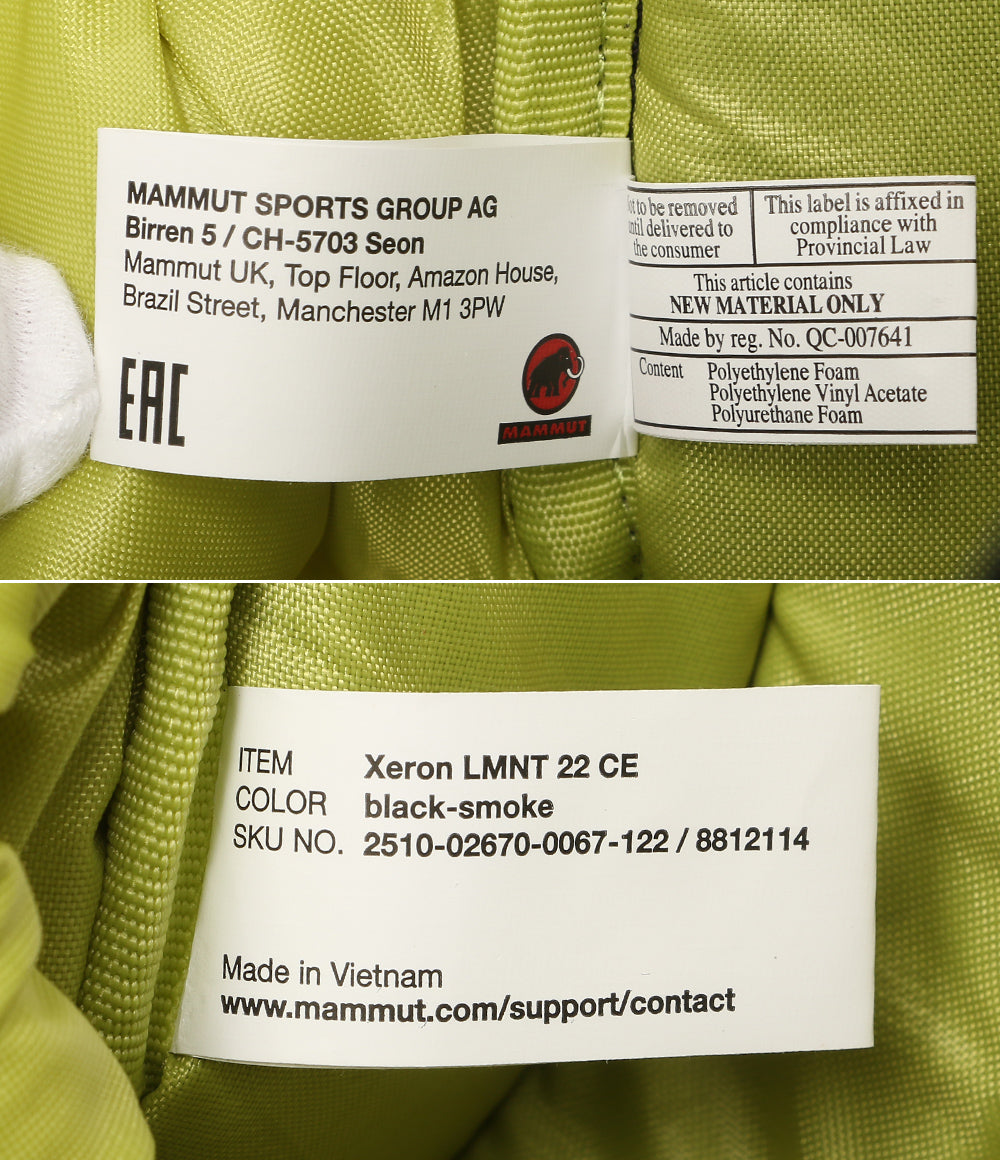 MAMMUT リュック・デイパック xeron 22 ブラック メンズ マムート