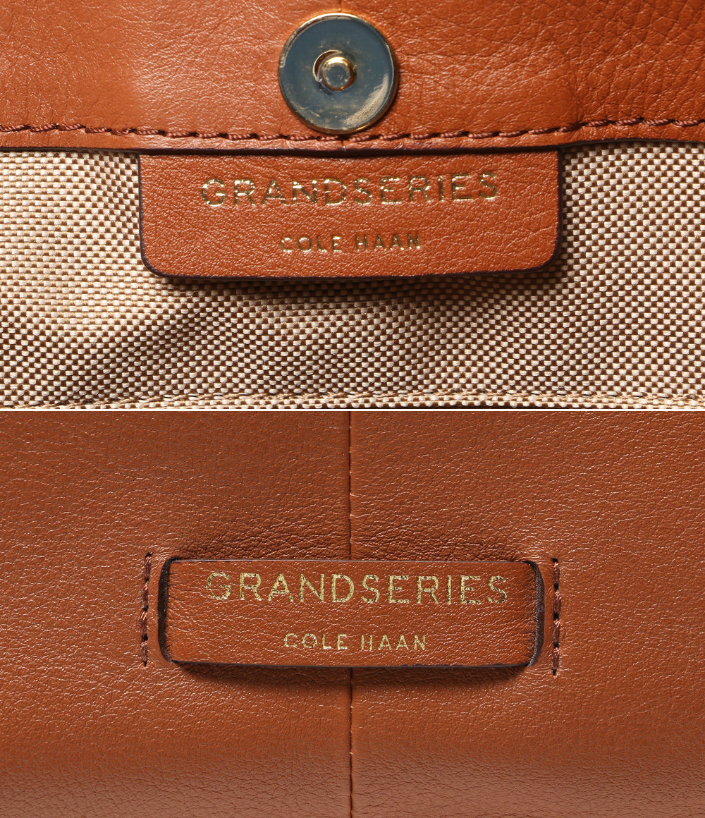 COLE HAAN ショルダーバッグ GRANDSERIES ブリティッシュタン 巾着 2WAY レディース コールハーン