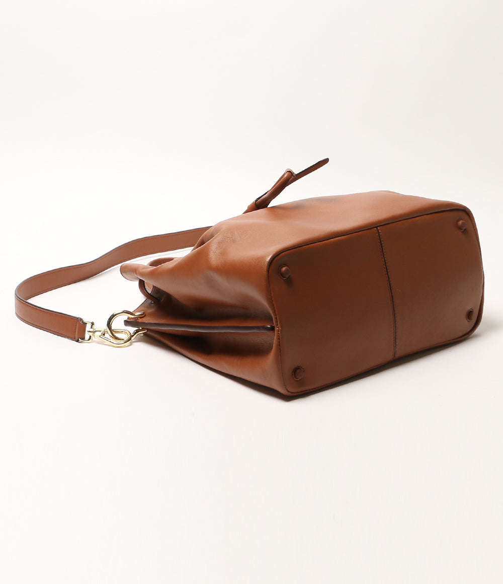 COLE HAAN ショルダーバッグ GRANDSERIES ブリティッシュタン 巾着 2WAY レディース コールハーン