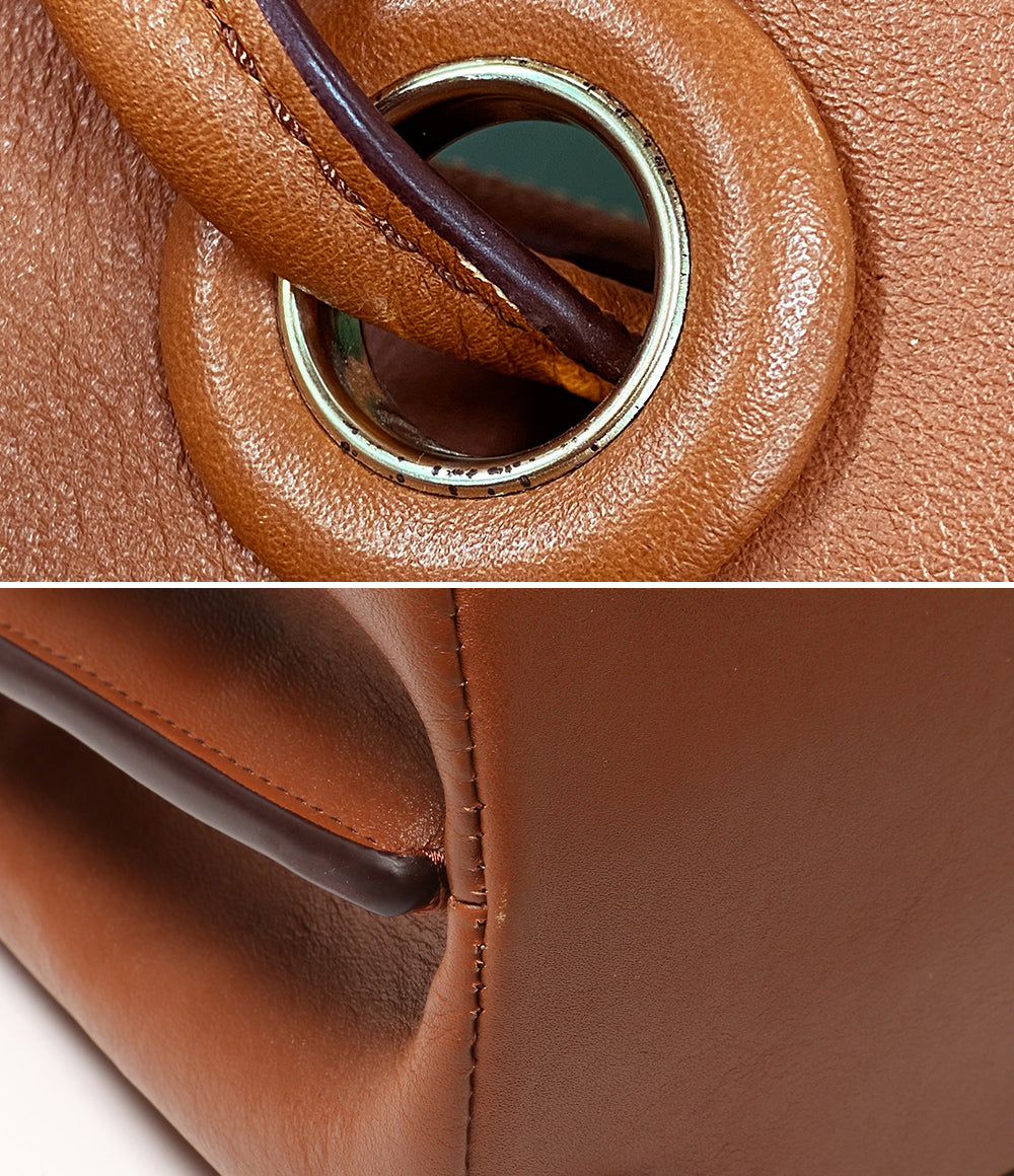 COLE HAAN ショルダーバッグ GRANDSERIES ブリティッシュタン 巾着 2WAY レディース コールハーン
