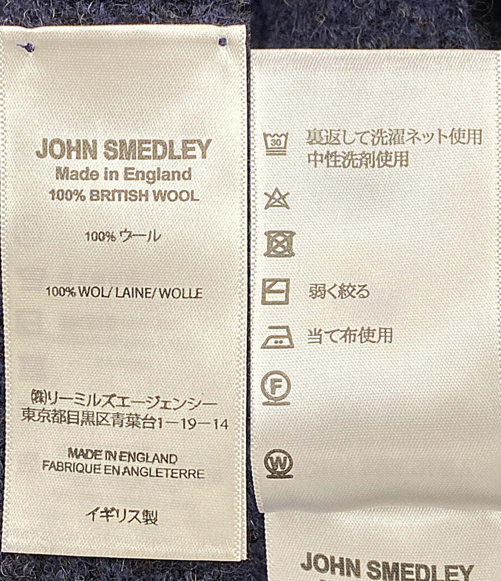 JOHN SMEDLEY ニット イギリス製 ネイビー メンズ SIZE XXL ジョンスメドレー
