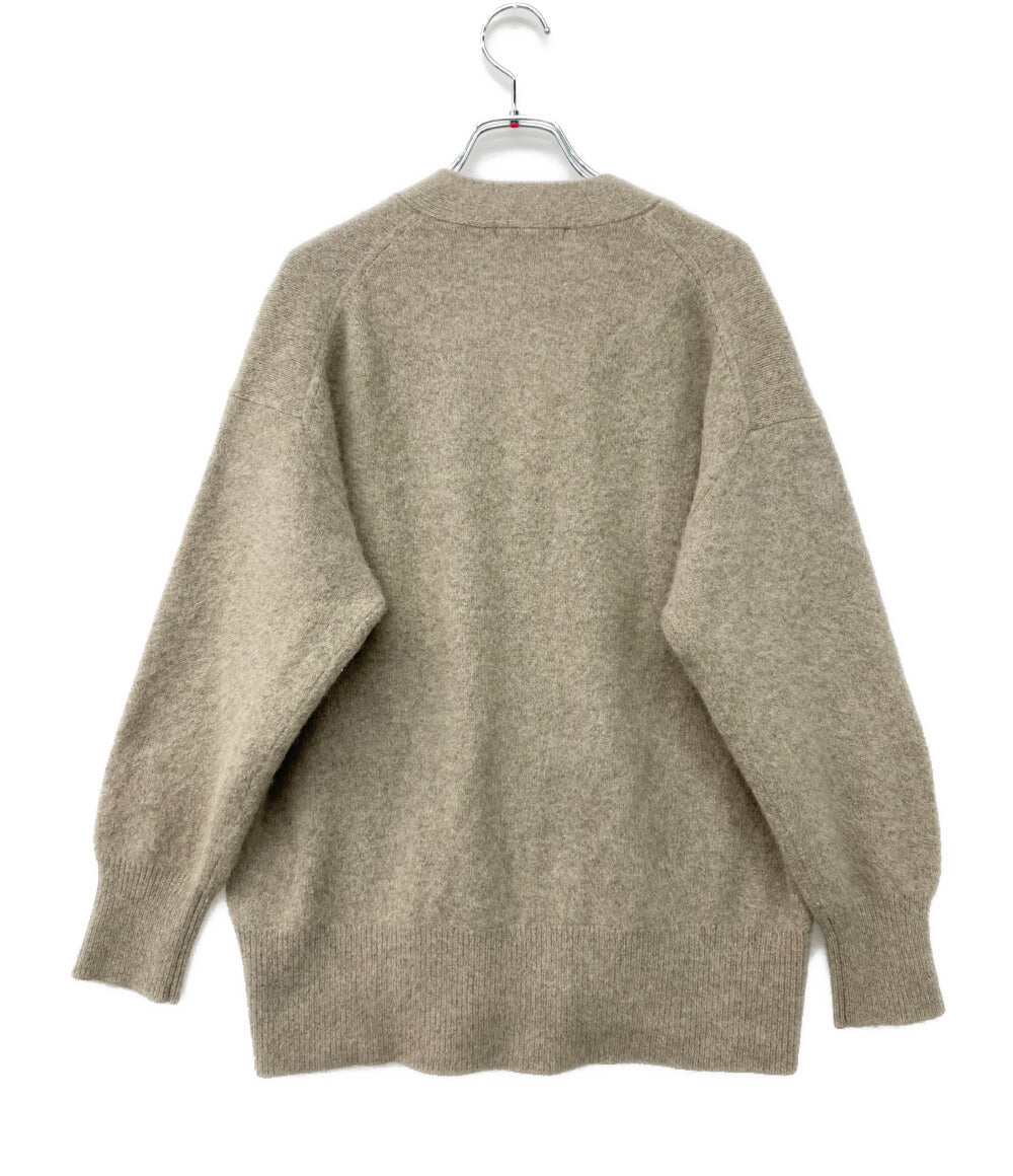 Whim Gazette カーディガン ウール ベージュ レディース SIZE F ウィム ガゼット