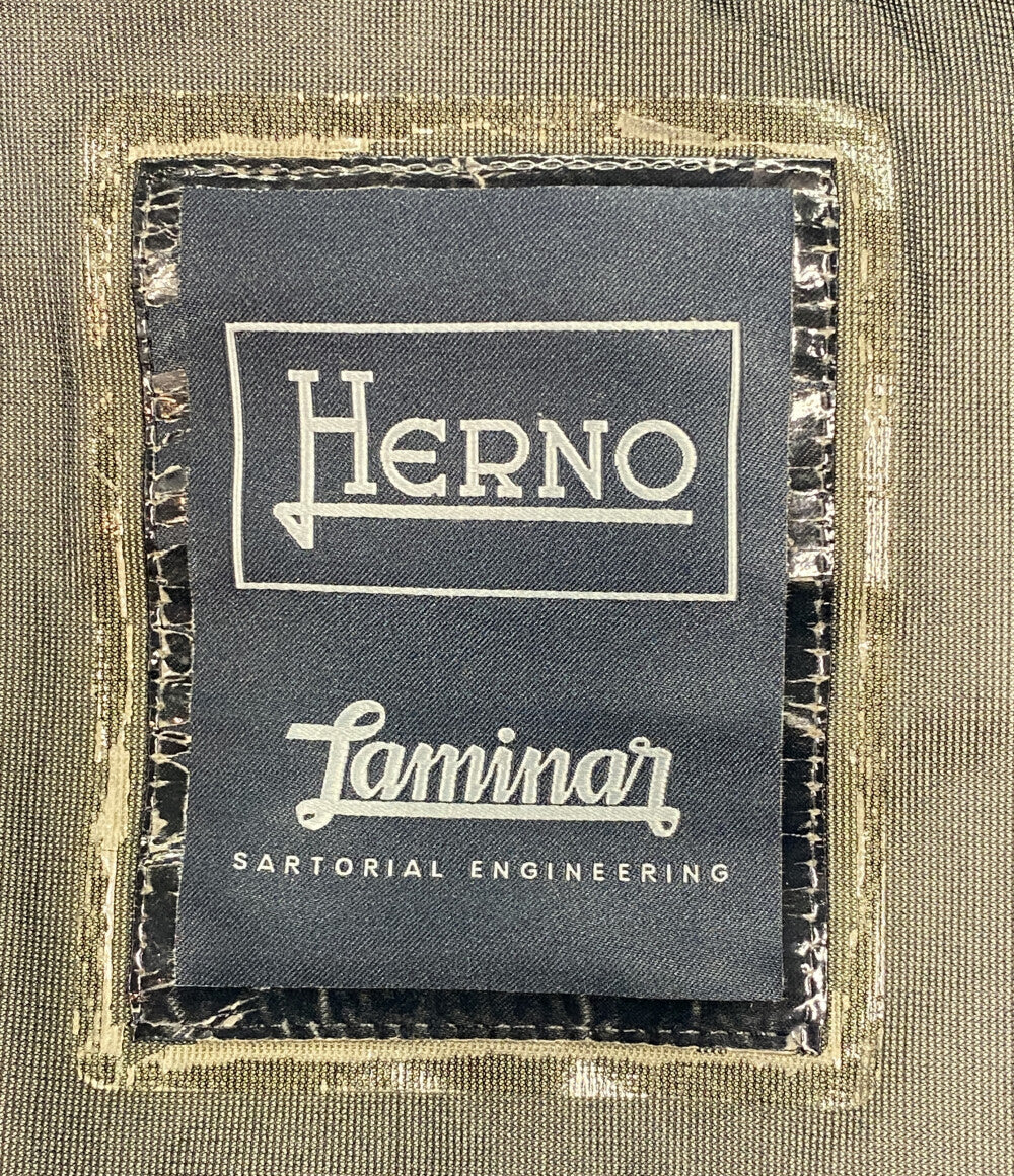 HERNO ダウンコート ネイビー ゴアテックス PI137UL-11106-9201 レディース SIZE 50 ヘルノ