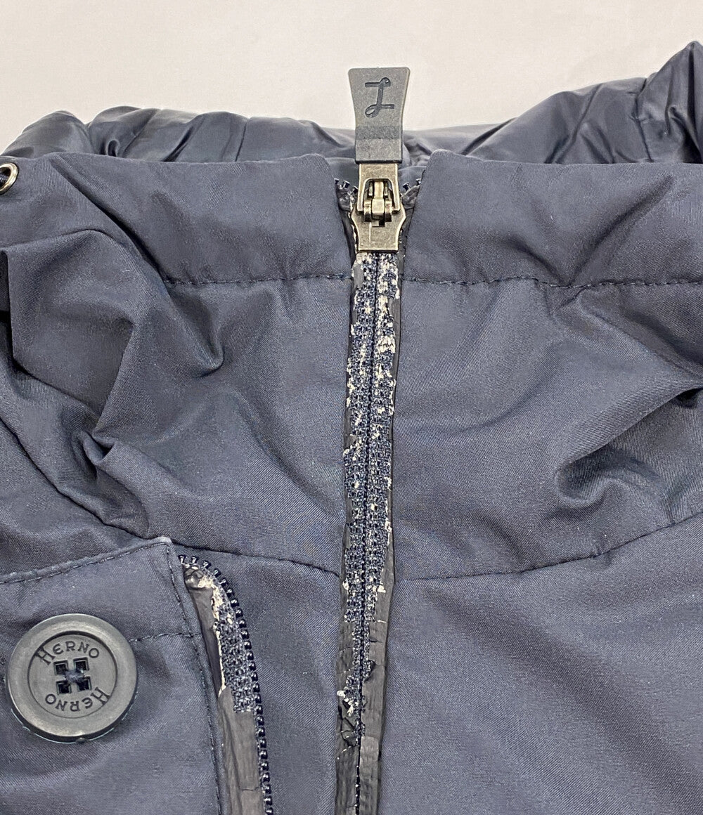 HERNO ダウンコート ネイビー ゴアテックス PI137UL-11106-9201 レディース SIZE 50 ヘルノ