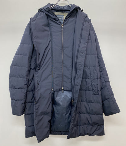 HERNO ダウンコート ネイビー ゴアテックス PI137UL-11106-9201 レディース SIZE 50 ヘルノ