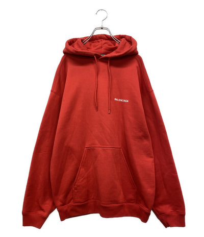 BALENCIAGA プルオーバーパーカー レッド JP57 2020 00257 メンズ SIZE S バレンシアガ