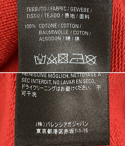 BALENCIAGA プルオーバーパーカー レッド JP57 2020 00257 メンズ SIZE S バレンシアガ