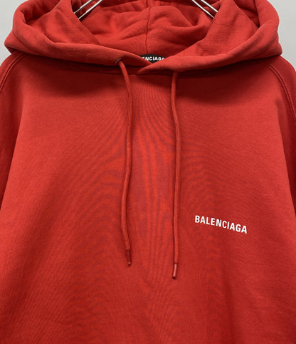 BALENCIAGA プルオーバーパーカー レッド JP57 2020 00257 メンズ SIZE S バレンシアガ