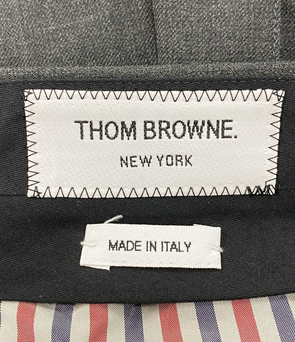 THOM BROWNE ツイル プリーツ ロングスカート FGC698V-00626-025 レディース SIZE 40 トムブラウン