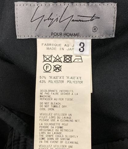 YOHJI YAMAMOTO パンツ HD-P11-500 レディース SIZE 3 ヨウジヤマモト