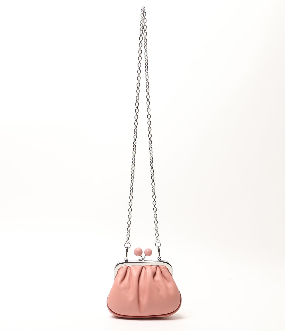 Weekend Max Mara パスティチーノ がま口ショルダーバッグ ピンク レディース ウィークエンド マックスマーラ
