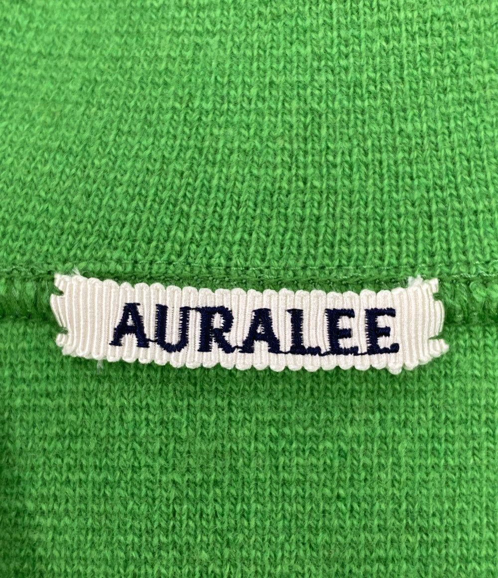 美品 AURALEE ニット ハーフジップ A23AT03HM レディース SIZE 1 オーラリー