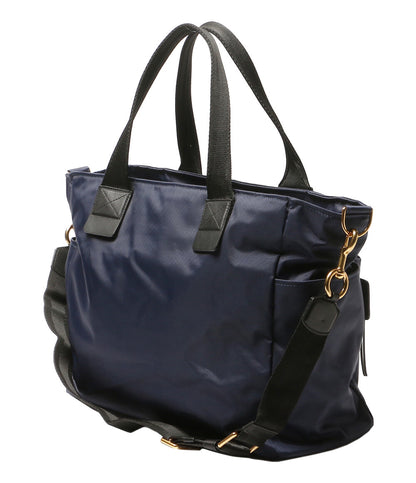 MARC JACOBS トートバッグ マザーズバッグ ナイロン ネイビー レディース マークジェイコブス
