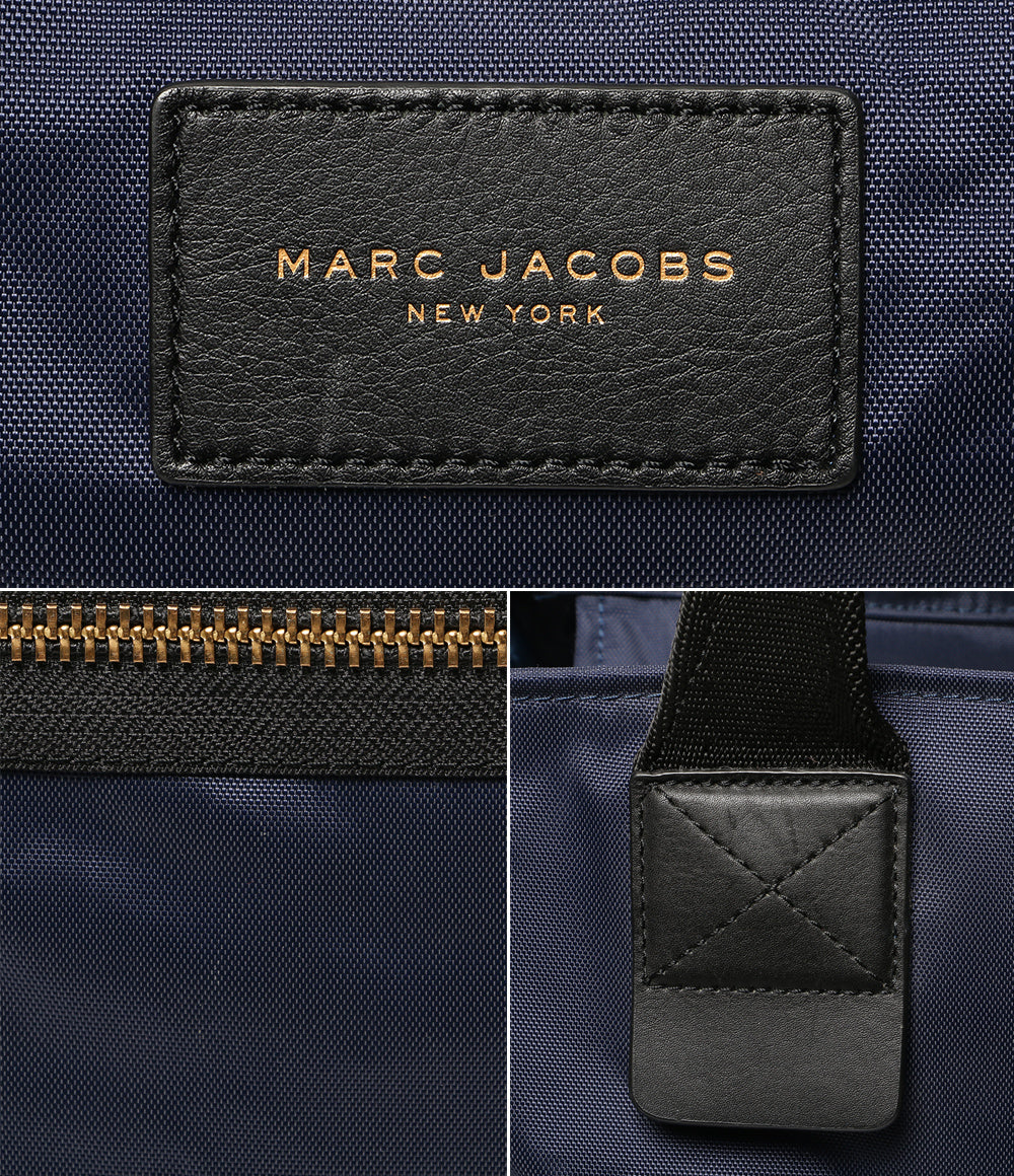 MARC JACOBS トートバッグ マザーズバッグ ナイロン ネイビー レディース マークジェイコブス