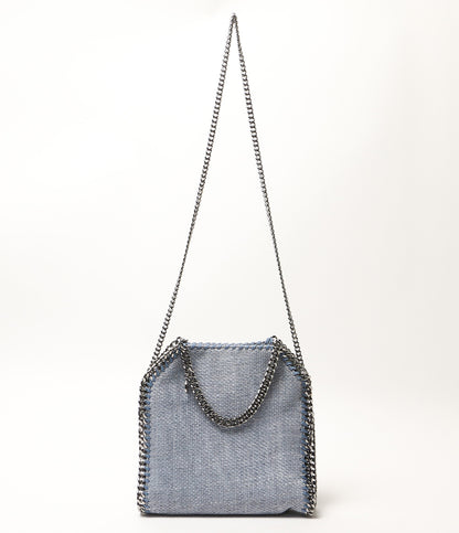 STELLA McCARTNEY ショルダーバッグ フェラベラ ピケ ブルー レディース ステラマッカートニー