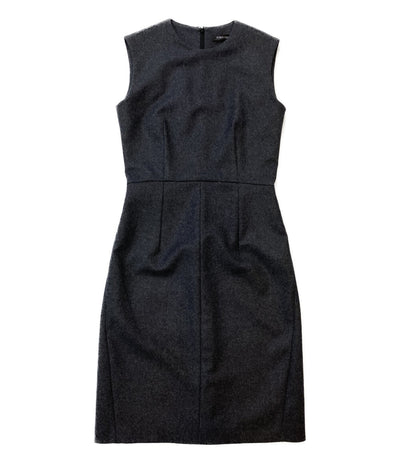 YOKO CHAN ヨーコチャン ノースリーブ ワンピース グレー ウール YCD 314120 レディース SIZE 38