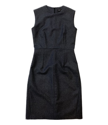 YOKO CHAN ヨーコチャン ノースリーブ ワンピース グレー ウール YCD 314120 レディース SIZE 38