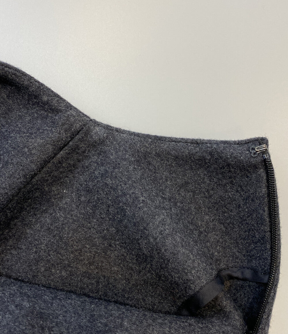 YOKO CHAN ヨーコチャン ノースリーブ ワンピース グレー ウール YCD 314120 レディース SIZE 38