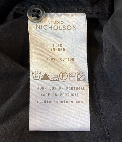 スタジオニコルソン  シャツ型ワンピース TITO GRAPHITE shirtdress       レディース   STUDIO NICHOLSON