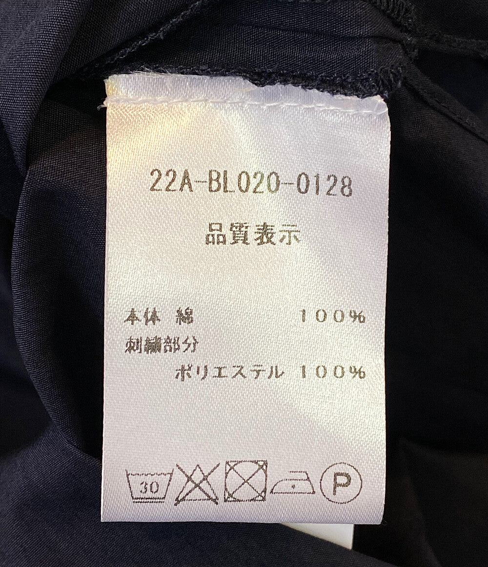 PATOU パトゥ 長袖刺繍シャツ 2022AW レディース SIZE 36