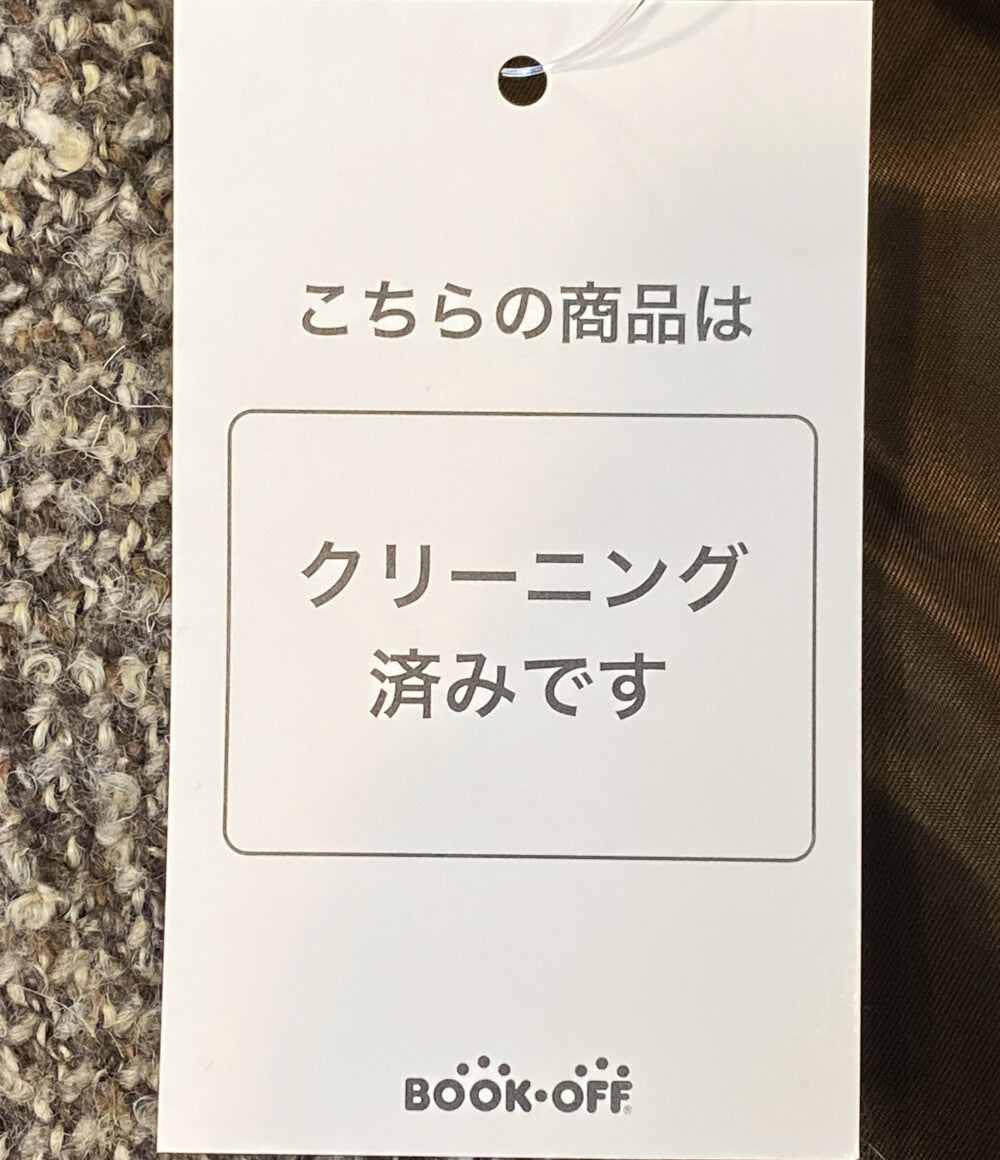 コラム ショールカラーコート ヘリンボーン      レディース SIZE 36  COLUMN