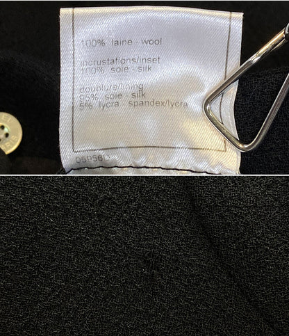 シャネル セットアップ ノーカラージャケット スカート パールボタン P09162W02362 レディース SIZE 38 CHANEL