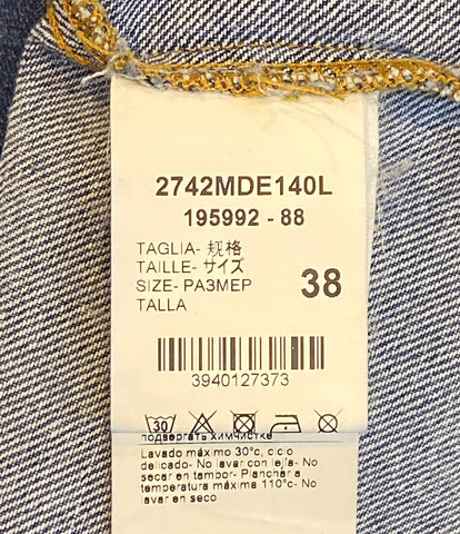 エムエスジーエム  デザインカットデニムジャケット デニムシャツ     195992-88 レディース SIZE 38  MSGM