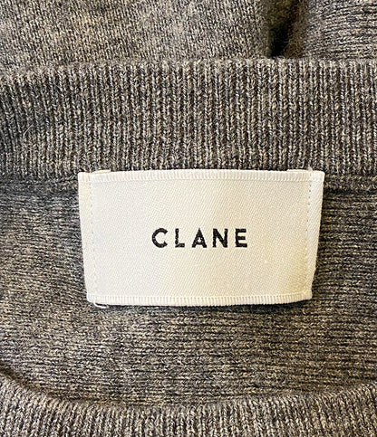 クラネ  ニット グレー     17106-2201 レディース SIZE 2  CLANE