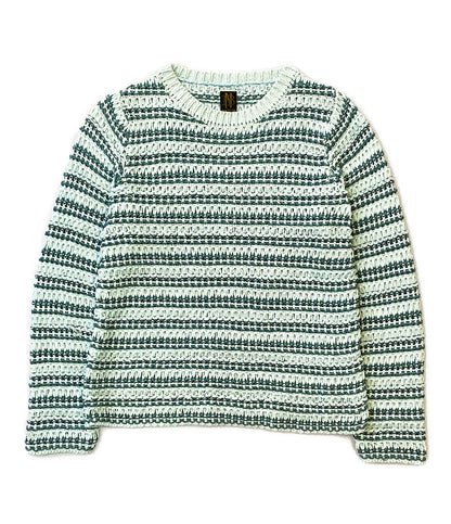 バトナ― ローゲージニット ざっくり編み LOW GAUGE MIXYARN CREW NECK シルク混 BN-22SL-018 レディース SIZE 1 BATOBER