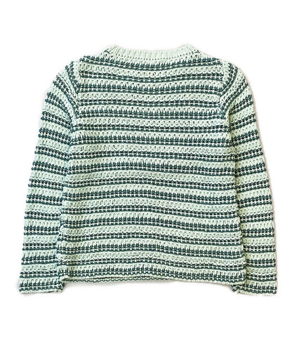 バトナ― ローゲージニット ざっくり編み LOW GAUGE MIXYARN CREW NECK シルク混 BN-22SL-018 レディース SIZE 1 BATOBER