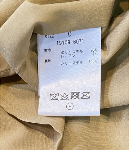 CLANE プリーツ切替スカート イレギュラーヘム ロング 19109-6071 レディース SIZE - クラネ