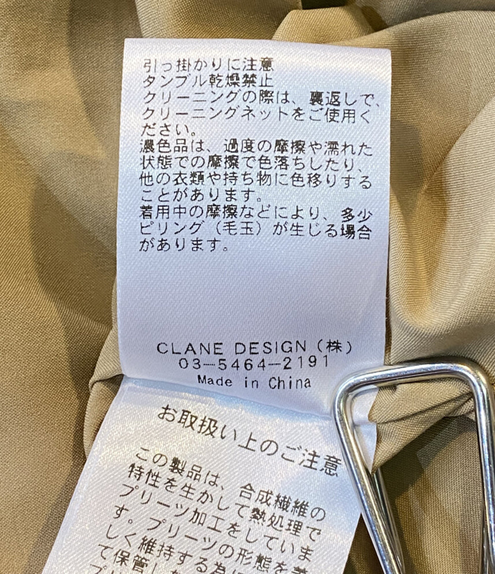 CLANE プリーツ切替スカート イレギュラーヘム ロング 19109-6071 レディース SIZE - クラネ