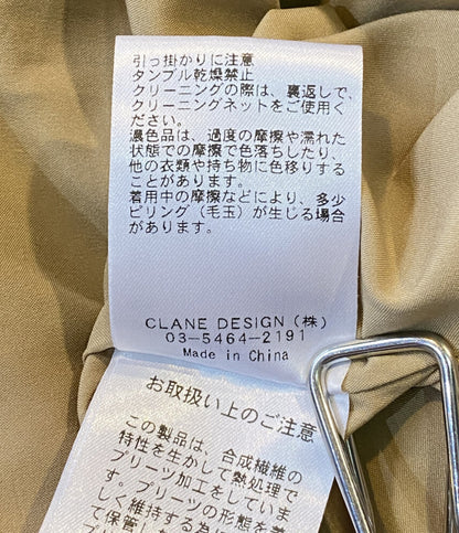 CLANE プリーツ切替スカート イレギュラーヘム ロング 19109-6071 レディース SIZE - クラネ