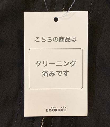 ワイズ フーデットコート ハーフジップ ブラック コットン バックプリントBAD MOOD 2023ss    YZ-C01-518 レディース SIZE 1  Y’s