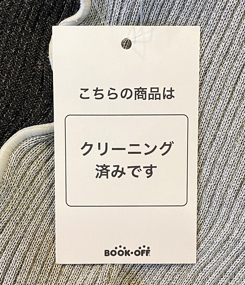 コトハヨコザワ ノースリーブワンピース ニット ブラック グレー     TD20S-KN レディース SIZE -  todo kotoha yokozawa