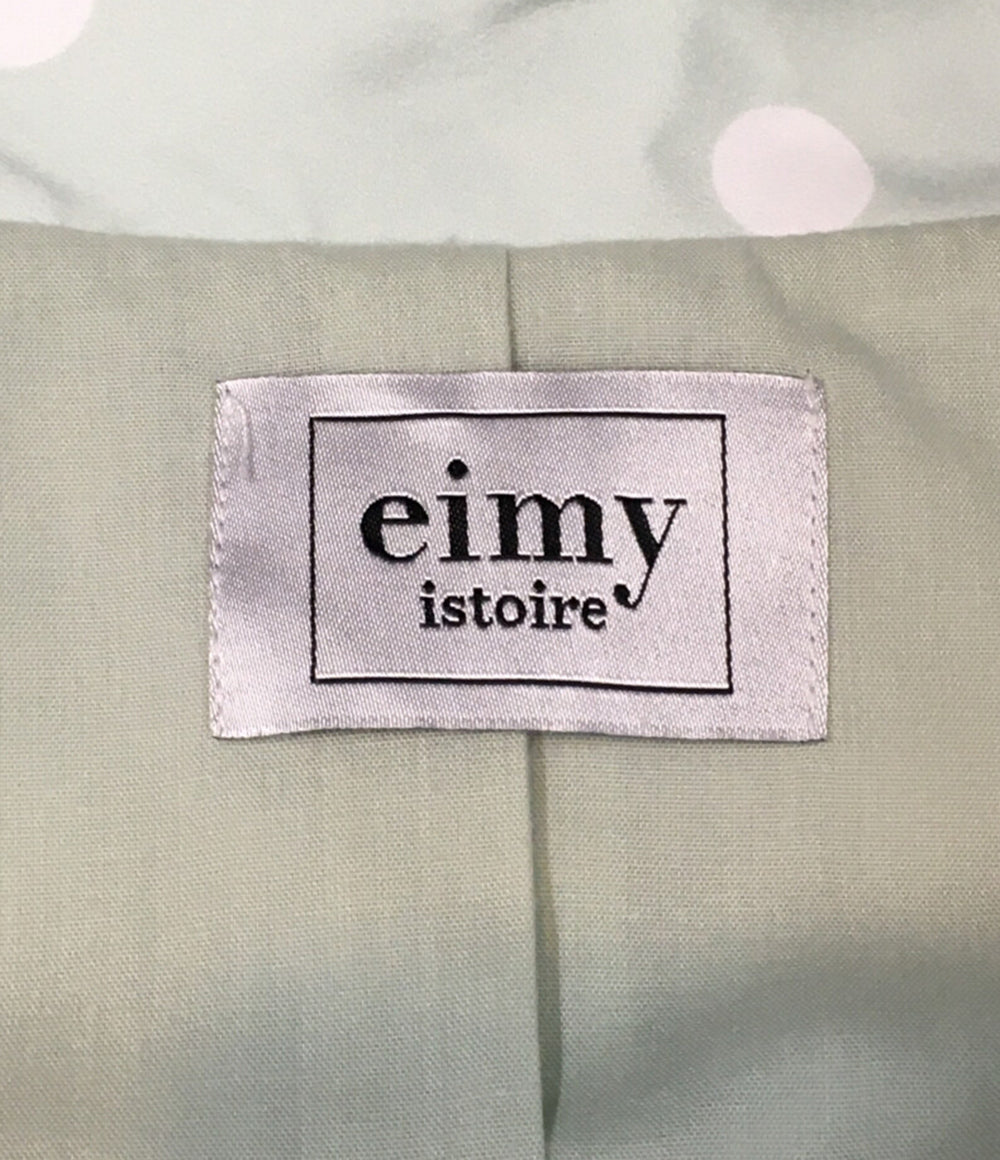 エイミーイストワール 半袖ワンピース ミントグリーン レトロドット      レディース SIZE S  eimy istoire