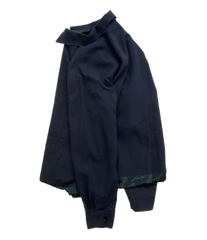 クオン ジップアップジャケット Crepe ZipUp Jacket ネイビー     2101-JK0203 メンズ SIZE L  KUON