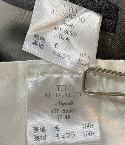 ティトアレグレット セットアップ グレー     65567 メンズ SIZE 46  TITO ALLEGRETTO