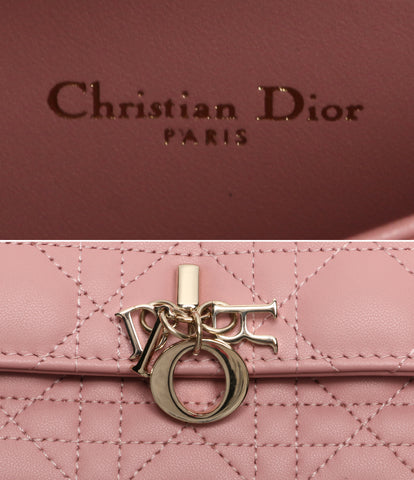 クリスチャンディオール 美品 ミニバッグ カナージュ ラムスキン      レディース   Christian Dior／MISS DIOR