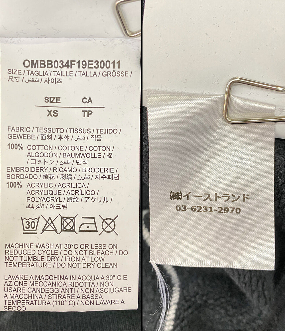 オフホワイト  パーカー プルオーバー 19AW     メンズ SIZE XS  OFF-WHITE